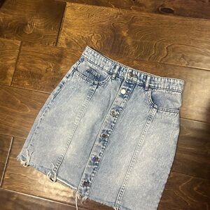 Divided Blue Mini Pencil Skirt Casual